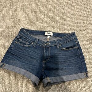 Like-new PAIGE shorts size 25